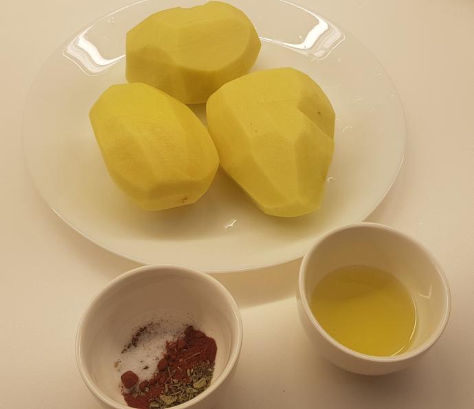 Fırında Baharatlı Dilim Patates Tarifi