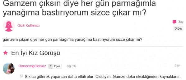 KizlarSoruyor'da Bugüne Kadar Sorulmuş