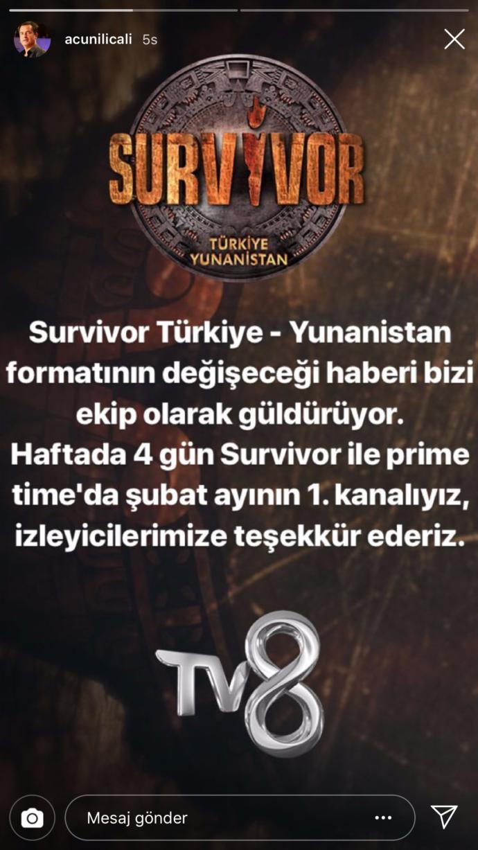Survivor Yayından Kaldırılacak Mı?