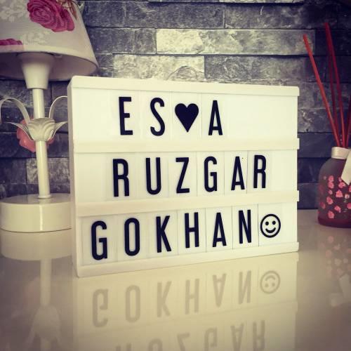 İstediğiniz Mesajı Yazabileceğimiz A4 Boyutunda Light Box