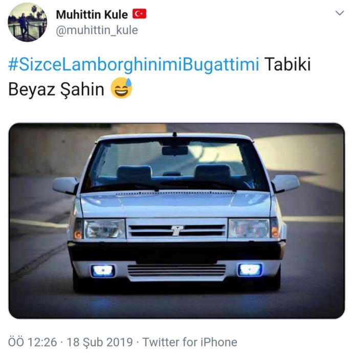 Twitter Ticilerinin #SizceLamborghinimiBugattimi Hashtag'i ile İmtihanı