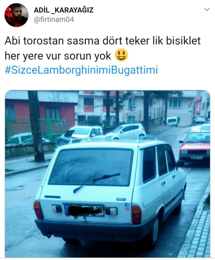 Twitter Ticilerinin #SizceLamborghinimiBugattimi Hashtag'i ile İmtihanı
