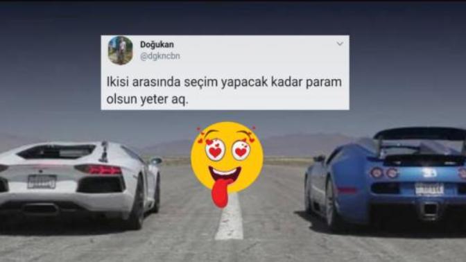 Twitter Ticilerinin #SizceLamborghinimiBugattimi Hashtag'i ile İmtihanı