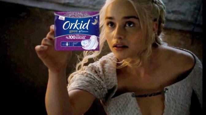 Hijyenik Ped Dünyasının Bir Numarası Orkid Ve Westeros Dünyasının Bir Numarası Game Of Thrones Kadınları Eşleştirmesi!