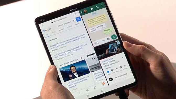 Samsung'dan Katlanabilir Telefon: Galaxy Fold!