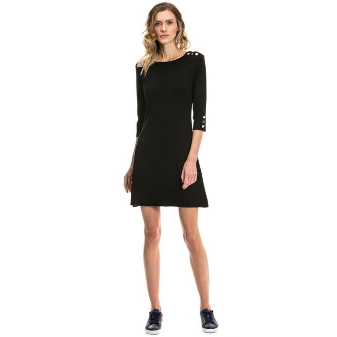 Nautica Kadın Siyah Regular Fit Elbise