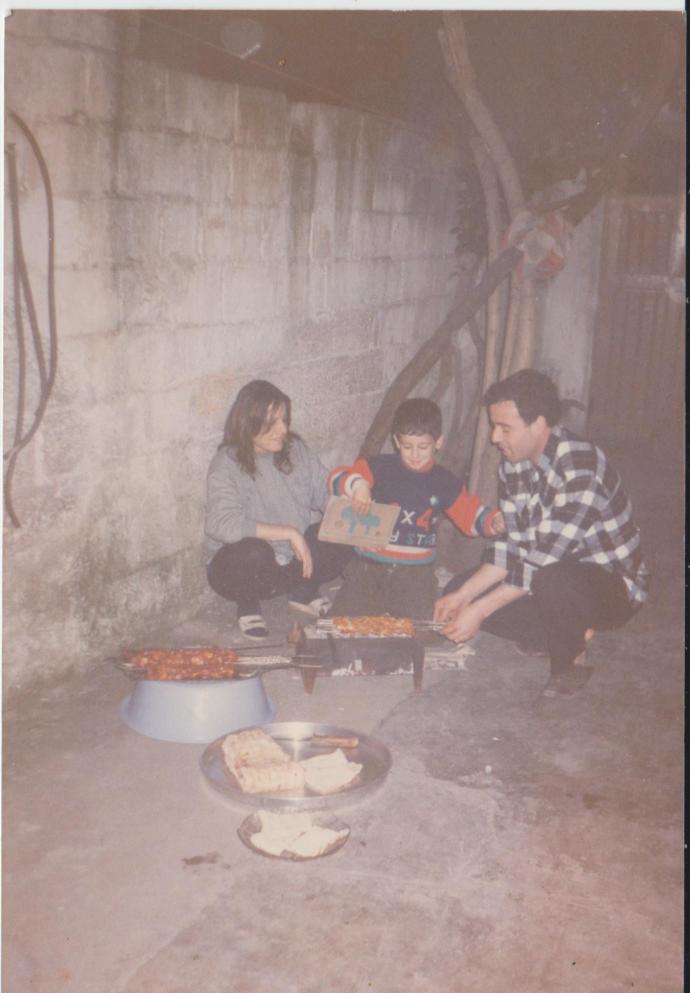 Annem, babam, ben