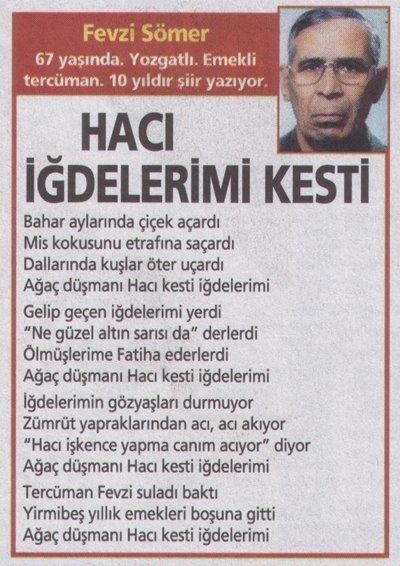 Onlar Her Şeyden İlham Alıp Şiir Yazabilirler! İşte Posta Gazetesinde Yayınlanmış Yüzümüzü Gülümseten O Şiirler