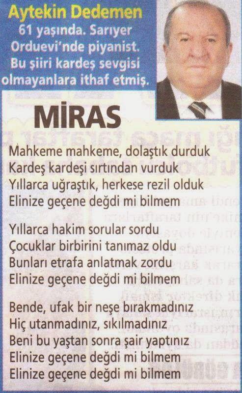 Onlar Her Şeyden İlham Alıp Şiir Yazabilirler! İşte Posta Gazetesinde Yayınlanmış Yüzümüzü Gülümseten O Şiirler