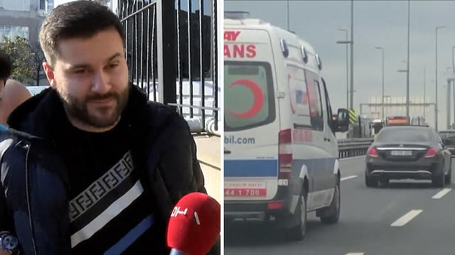 Ambulansa Yol Vermeyen Sürücüye Bir Darbe Daha!