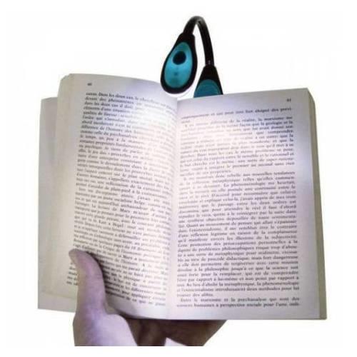 Mandallı Bükülebilir Kitap Okuma Işığı