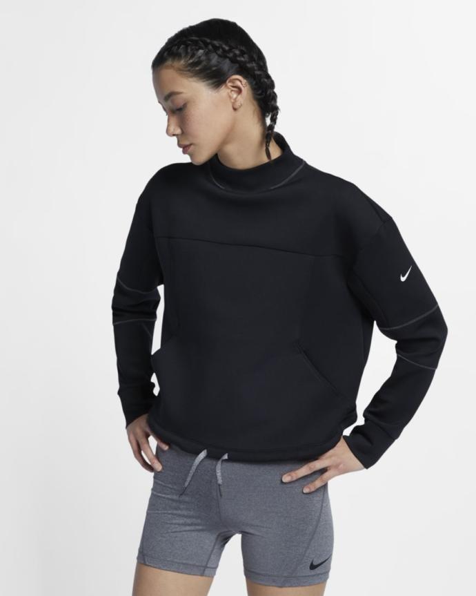 Nike Dri-FIT Uzun Kollu Kısa Kadın Antrenman Üstü
