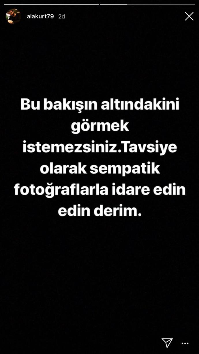Mehmet Akif Alakurt Sert Baktı ve Ekledi... (Foto Haber)