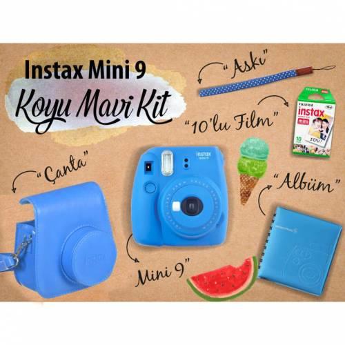 Fujifilm Instax Mini 9 - Koyu Mavi