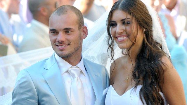 Wesley Sneijder Evliliği Hakkında Açıklama Yaptı: Henüz Ayrılmadık (Foto Haber)