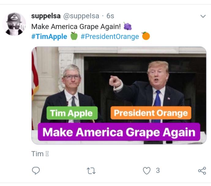 Trump Apple CEO'su Tim Cook'a