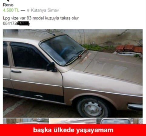 Güldüren ve Düşündüren Başka Ülkede Yaşayamam Capsleri