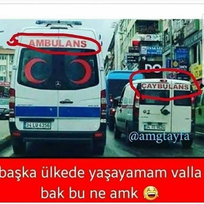 Güldüren ve Düşündüren Başka Ülkede Yaşayamam Capsleri