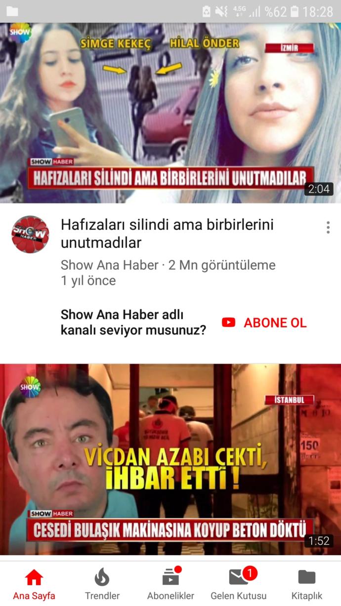 YouTube Ana Sayfamız Kişiliğimiz Hakkında İpuçları Veriyor