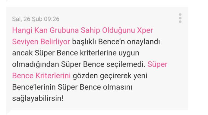 Süper bence seçilemedi
