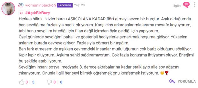 #AşıkBirBurç İkizler 💕