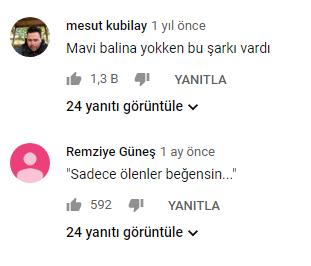 Türk Şarkıcıların Hayranları Tarafından Youtube Videolarının Altına Atılan Birbirinden Eğlenceli Yorumlar