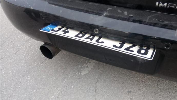 Hareketli Plakaya 410 Lira Ceza Kesildi