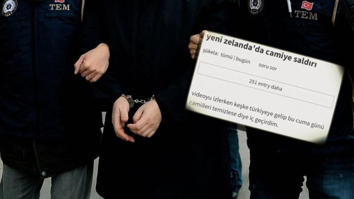 Yeni Zelanda Katliamını Övdüğü İddia Edilen Ekşi Sözlük Yazarı Gözaltına Alındı