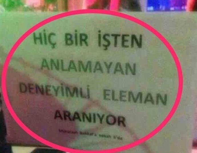 Muhtemelen Güzel Kafayla Yazılmış Birbirinden Komik ve Tuhaf İş İlanları