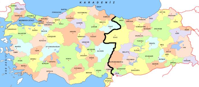 Oy kullanma saatlerinin başlangıç ve bitişine göre illerin ayrımı