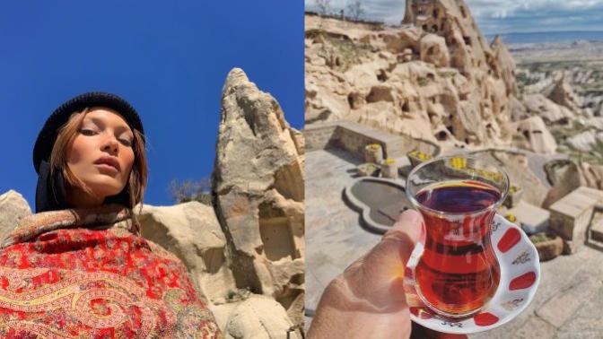 Ünlü Model Bella Hadid Mert Alaş'la Özel Bir Fotoğraf Çekimi İçin Kapadokya'ya Geldi