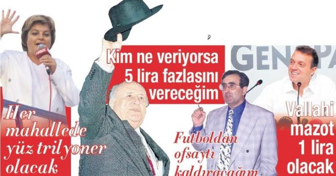 Bugüne Kadar Duyduğumuz En İlginç Seçim Vaatleri