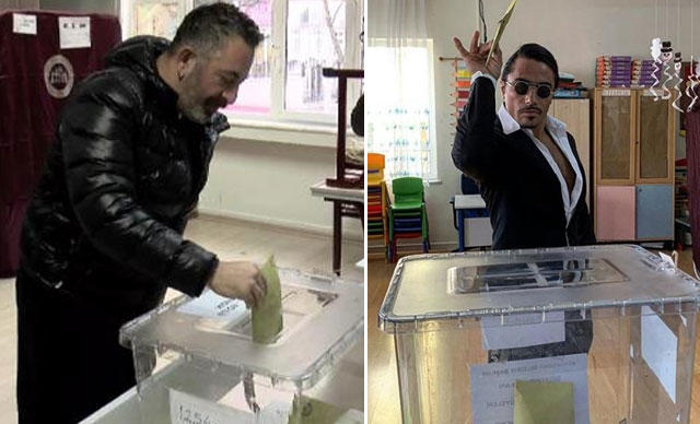 Nusret Gökçe ve Cem Yılmaz Böyle Oy Kullandı