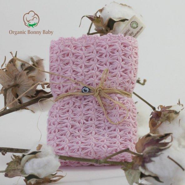 Organik Bonny Baby El Yapımı Bebek Banyo Kesesi
