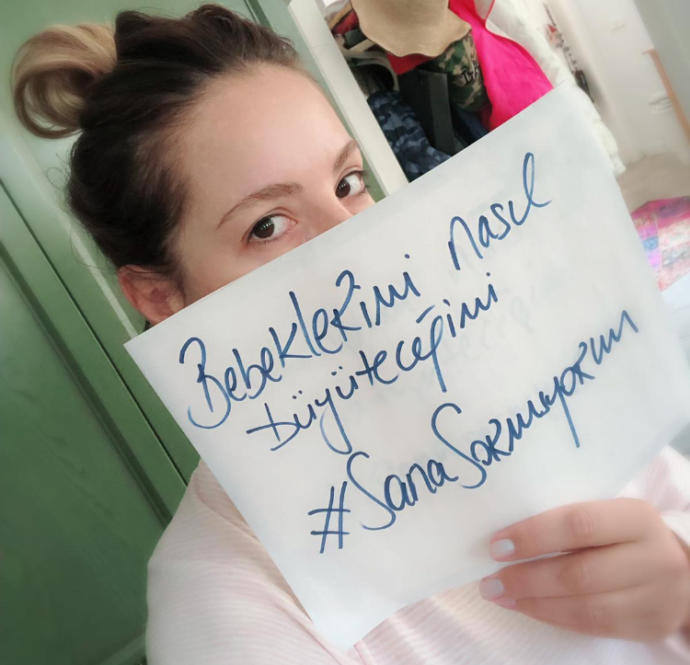 Doğa Rutkay KizlarSoruyor #sanasormuyorum sosyal sorumluluk projesinden