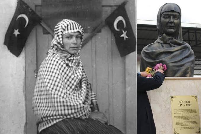 T&uuml;rkiyenin ilk kadın muhtarı G&uuml;lkız &Uuml;rb&uuml;l hanım