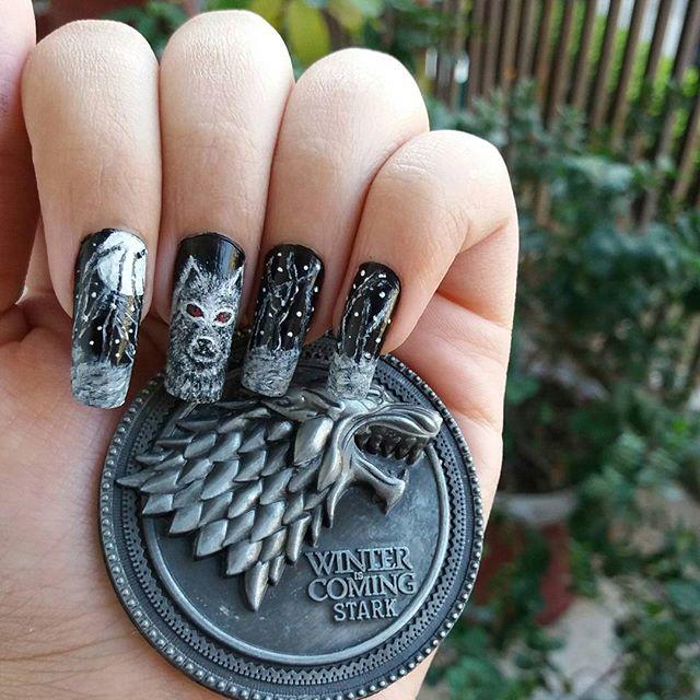 Game Of Thrones'un Obsesif Hayranlarından Sanat Eserini Andıran 10 Oje Tasarımı!