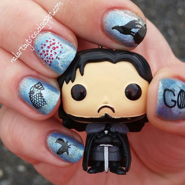 Game Of Thrones'un Obsesif Hayranlarından Sanat Eserini Andıran 10 Oje Tasarımı!