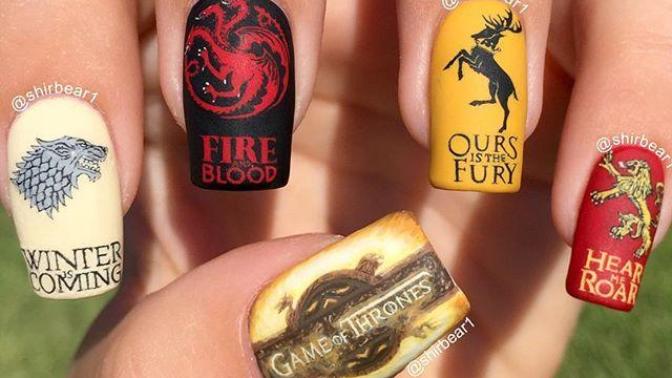 Game Of Thrones'un Obsesif Hayranlarından Sanat Eserini Andıran 10 Oje Tasarımı!