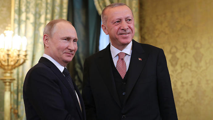 Cumhurbaşkanı Recep Tayyip Erdoğan Rusya'da