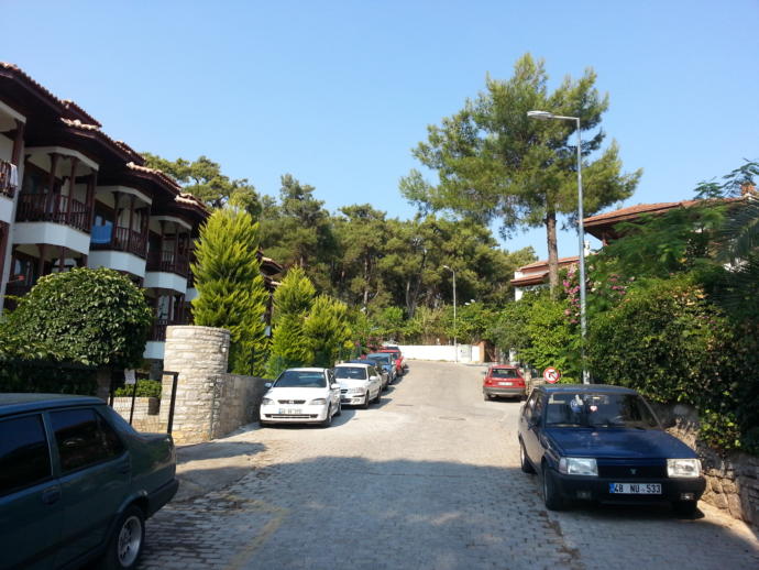 Akyaka'nın şirin sokakları