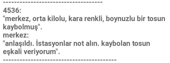 Polisin Hatıra Defterinden Eğlenceli Telsiz Anonsları