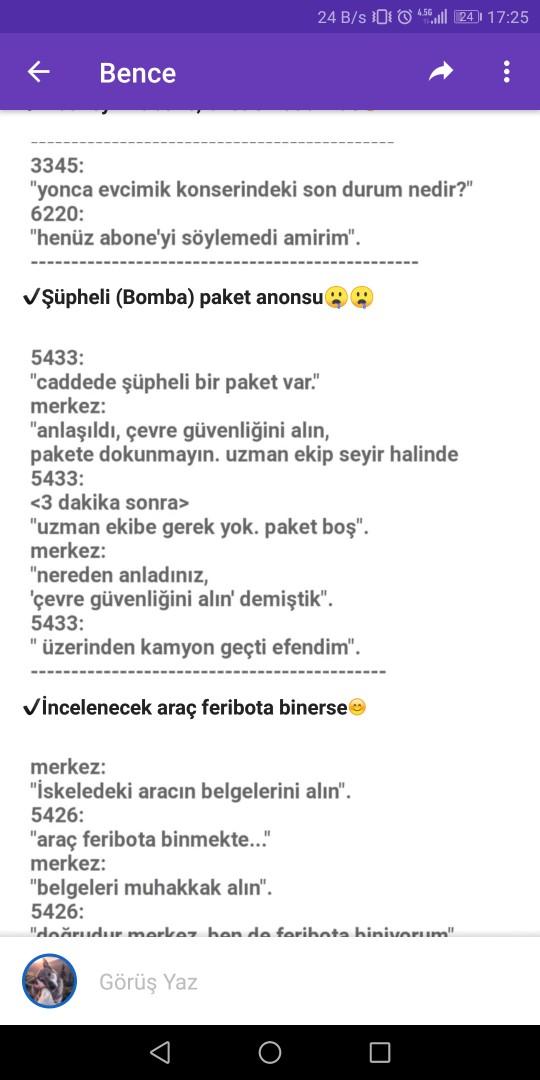 Polisin Hatıra Defterinden Eğlenceli Telsiz Anonsları