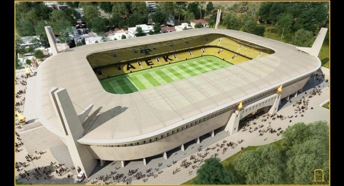 Yunan Futbol Takımının Ayasofya'dan İlham Alıp Yaptığı Stadyum