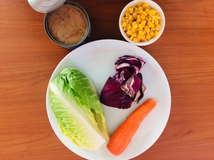Konserve Ton Balığı İle Şipşak Salata Tarifi!