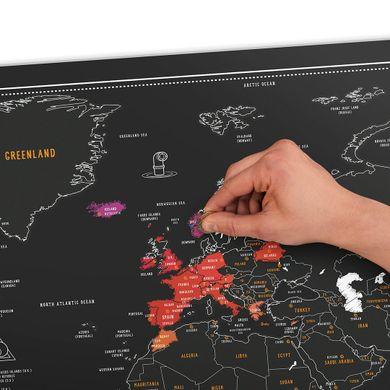 Kazıma Poster Haritası: Scratch Map