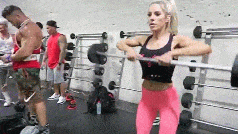 Barbell upright row