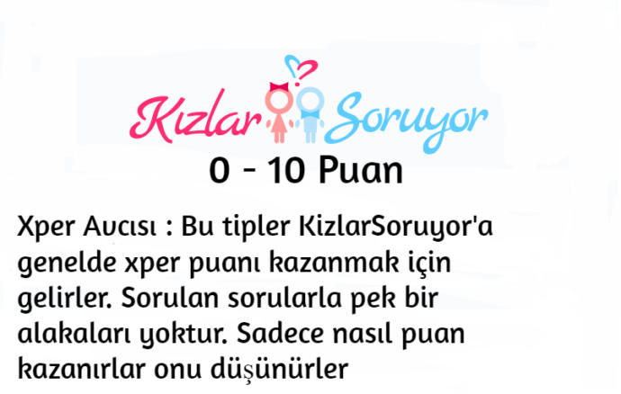 KizlarSoruyor'da Hangi Üye Tipisiniz?