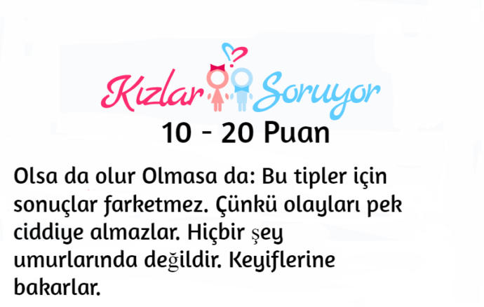 KizlarSoruyor'da Hangi Üye Tipisiniz?
