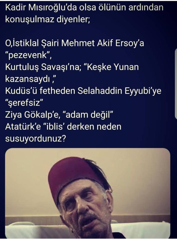 Kadir Mısıroğlu Hayatını Kaybetti